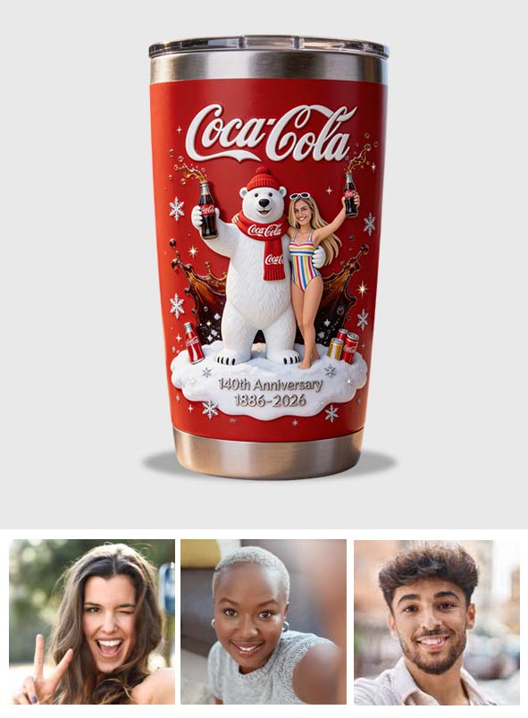 Love Coke, Coke 140th Anniversary - Personalized Carbonated Drink Tumbler