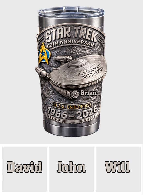Star 60th Anniversary - Personalized Star Fleet Tumbler