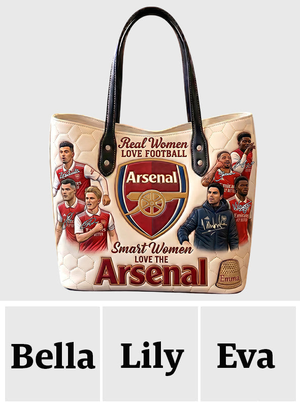 North London Football Fan - Personalized Soccer Leather Bag