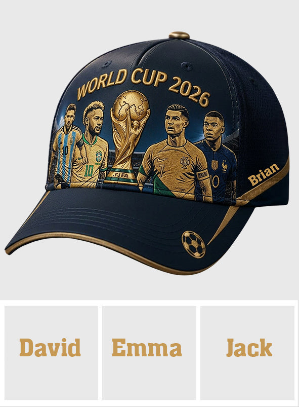 The Champion Of 2026 - Personalized Soccer Classic Cap