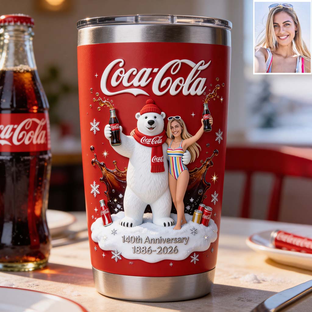 Love Coke, Coke 140th Anniversary - Personalized Carbonated Drink Tumbler