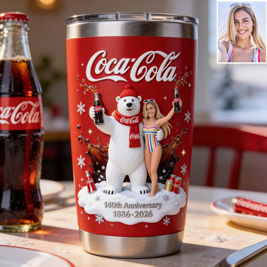 Love Coke, Coke 140th Anniversary - Personalized Carbonated Drink Tumbler