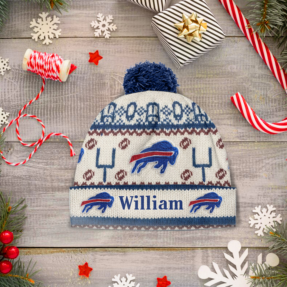 Touchdown Time - Personalized American Football Beanie Hat