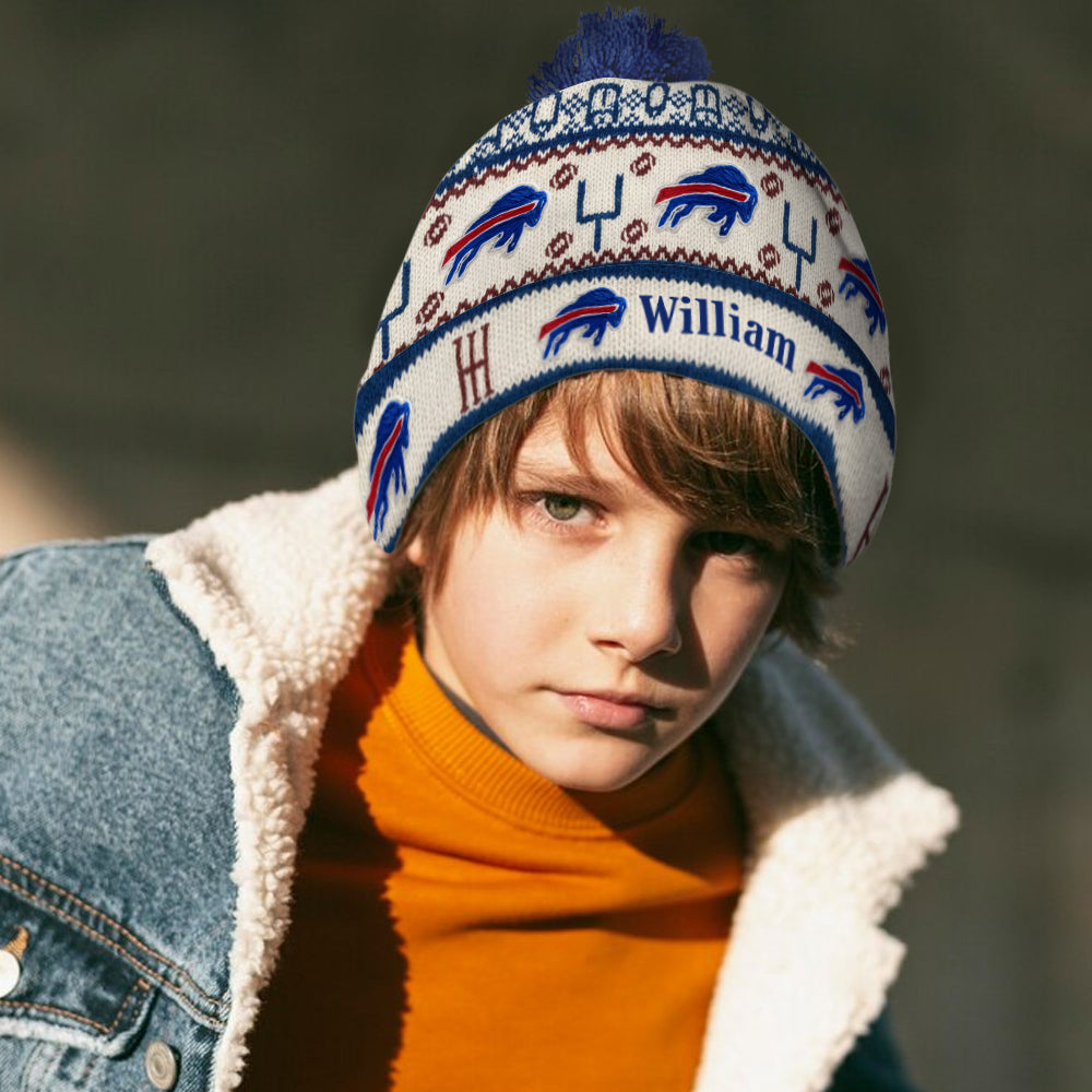 Touchdown Time - Personalized American Football Beanie Hat