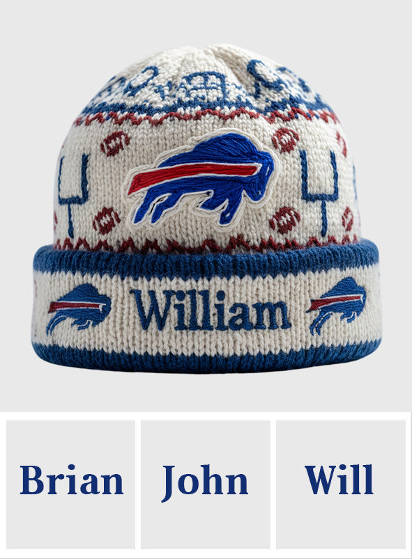 Touchdown Time - Personalized American Football Beanie Hat