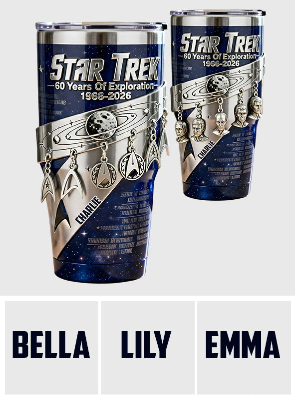60th Anniversary - Personalized Star Fleet Tumbler