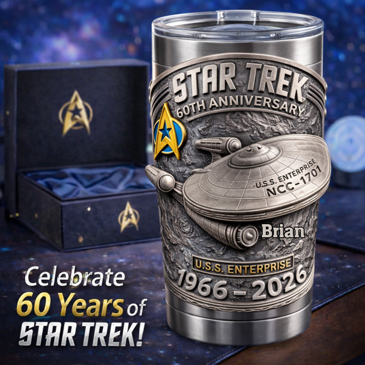 Star 60th Anniversary - Personalized Star Fleet Tumbler