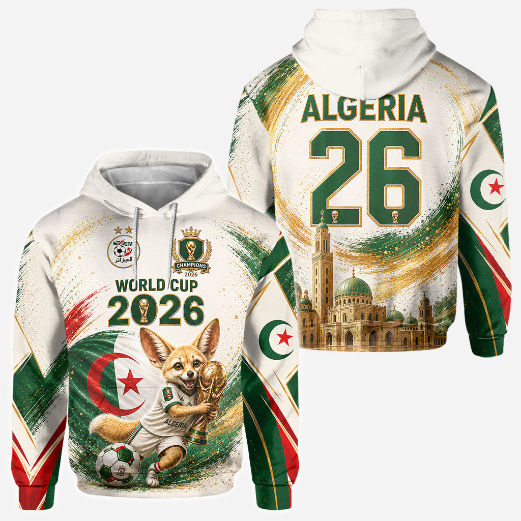 World Cup 2026, Algeria - Personalized Soccer All Over Shirt