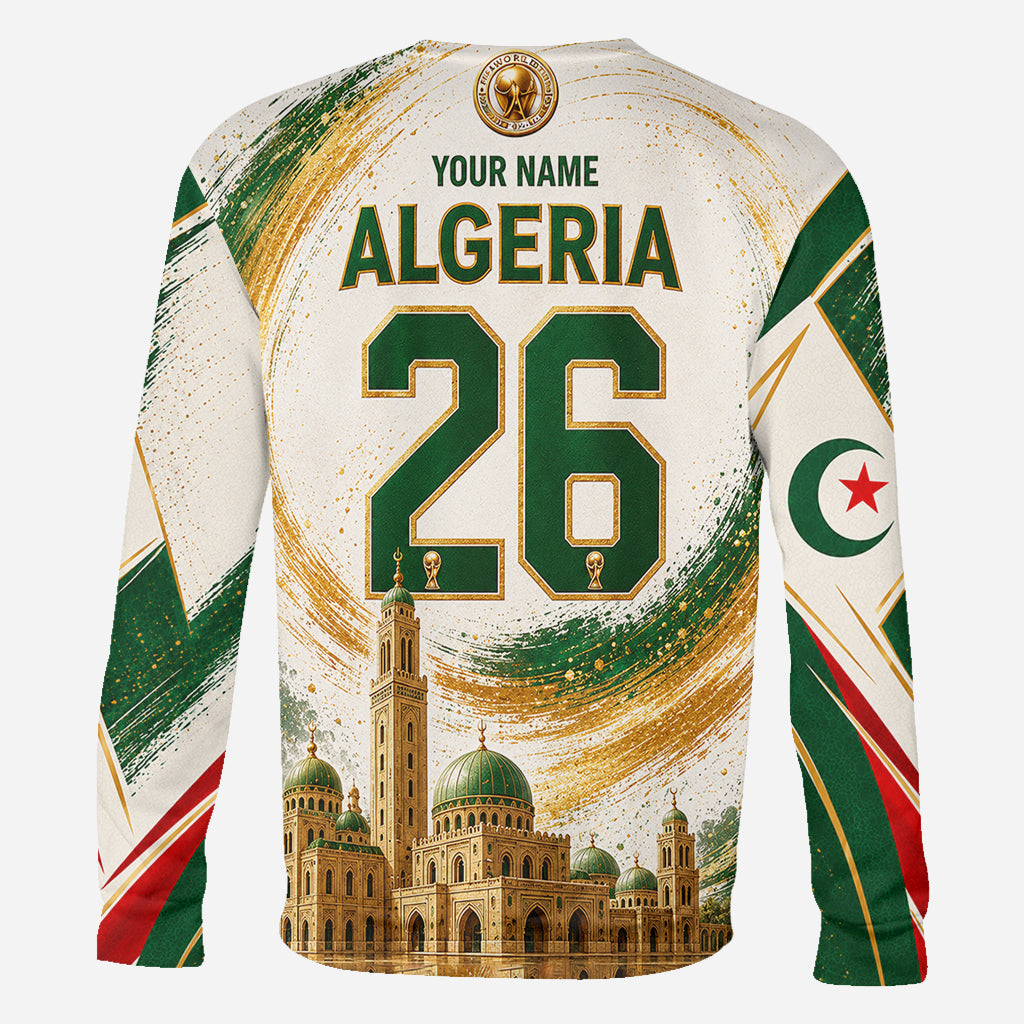 World Cup 2026, Algeria - Personalized Soccer All Over Shirt