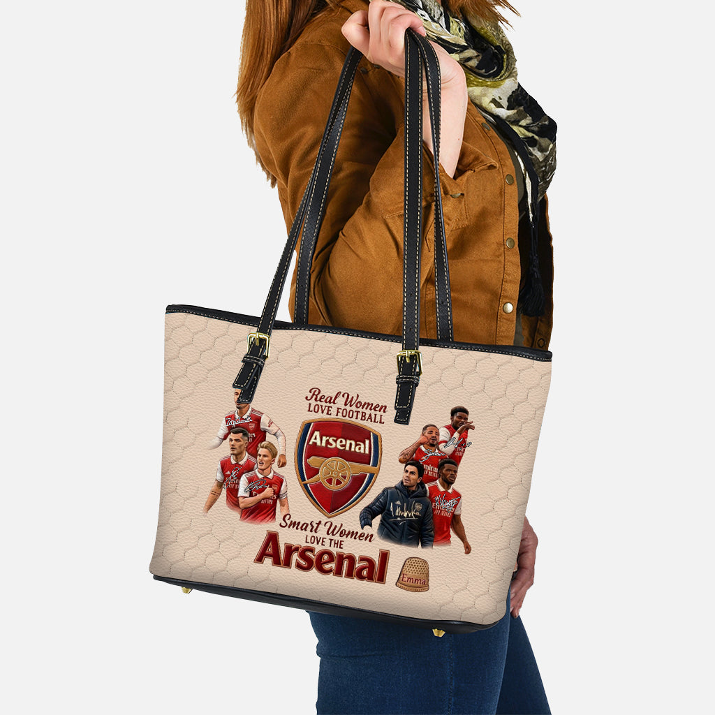 North London Football Fan - Personalized Soccer Leather Bag