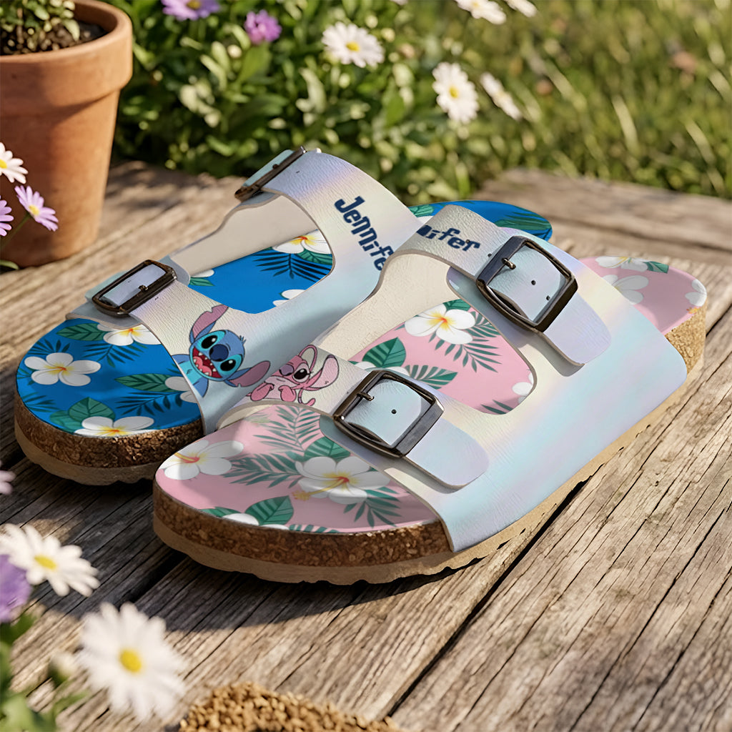 Alien Couple - Personalized Ohana Sandal Birken