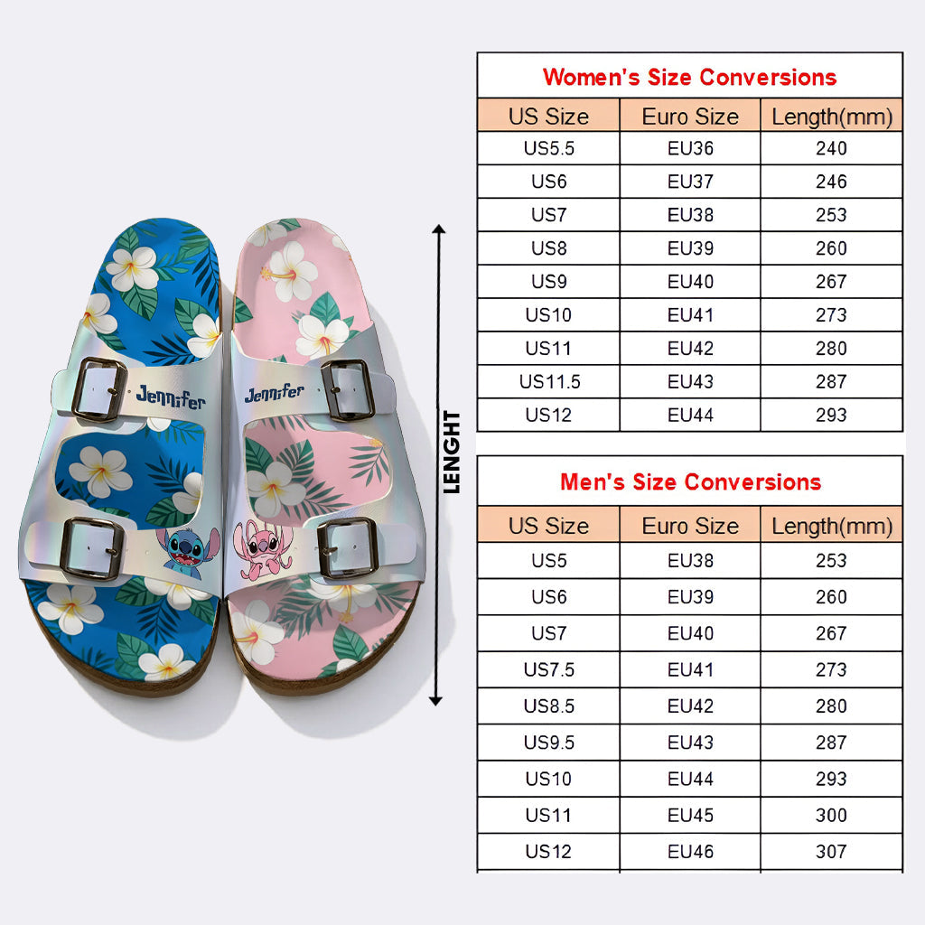 Alien Couple - Personalized Ohana Sandal Birken
