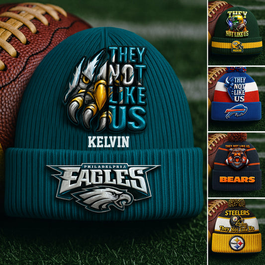 National Football Teams - Personalized American Football Beanie Hat