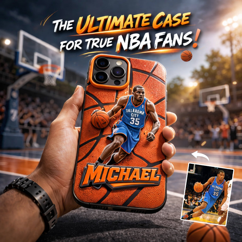 Love Basketball - Personalized Sport Leather Phone Case
