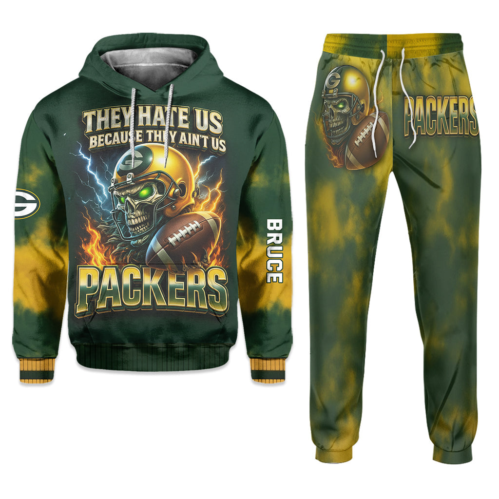 Green Bay National Football Team - Personalized American Football Hoodie and Sweatpants