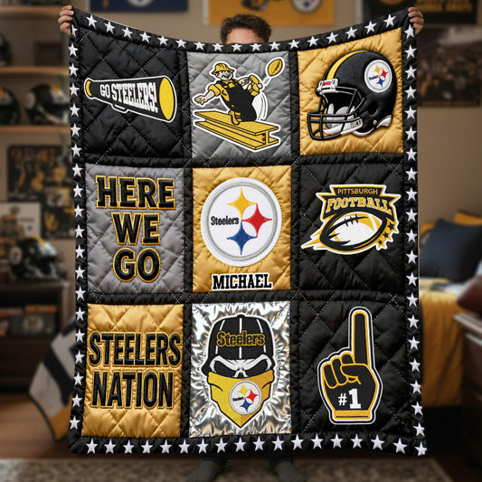 Love Football - Personalized American Football Blanket
