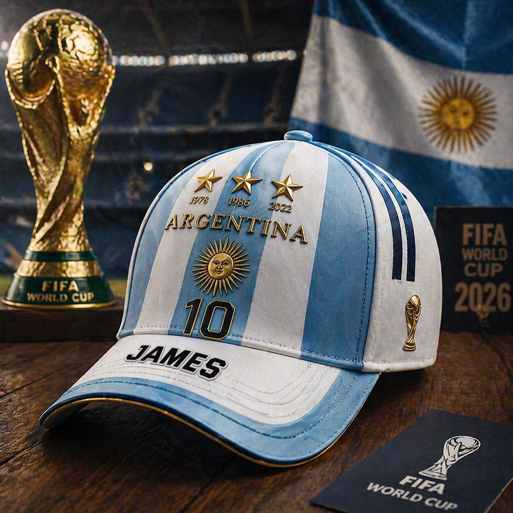 World Cup 2026 Argentina - Personalized Soccer Classic Cap