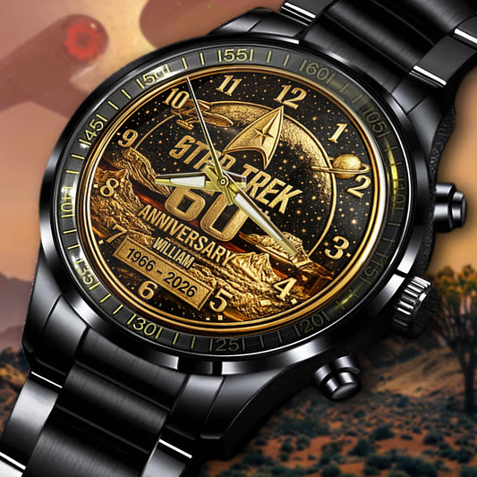 Final Frontier 60th Anniversary - Personalized Star Fleet Hand Watch