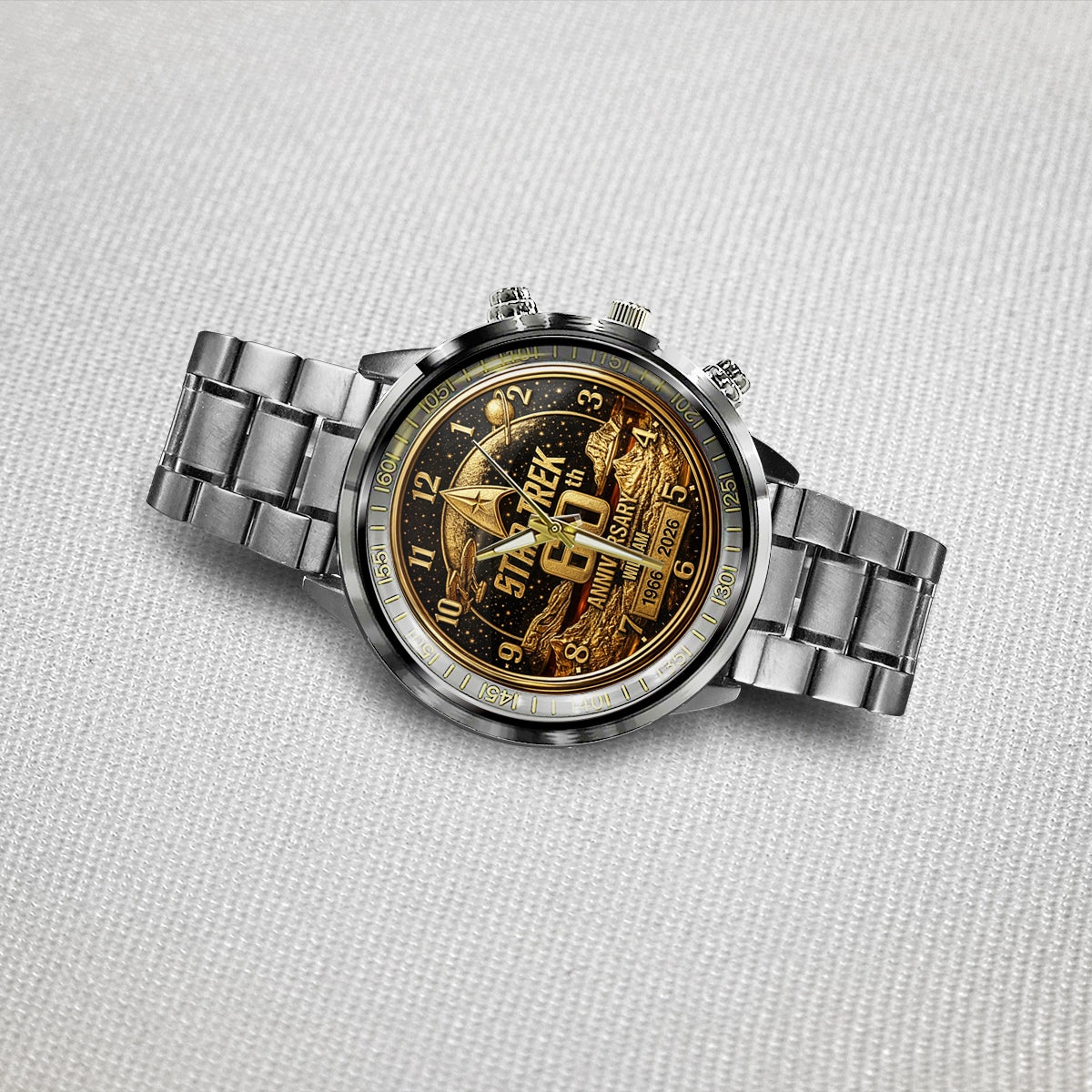 Final Frontier 60th Anniversary - Personalized Star Fleet Hand Watch
