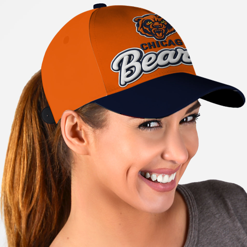 National Foot Ball Team, Bears Football Team - Personalized American Football Classic Cap