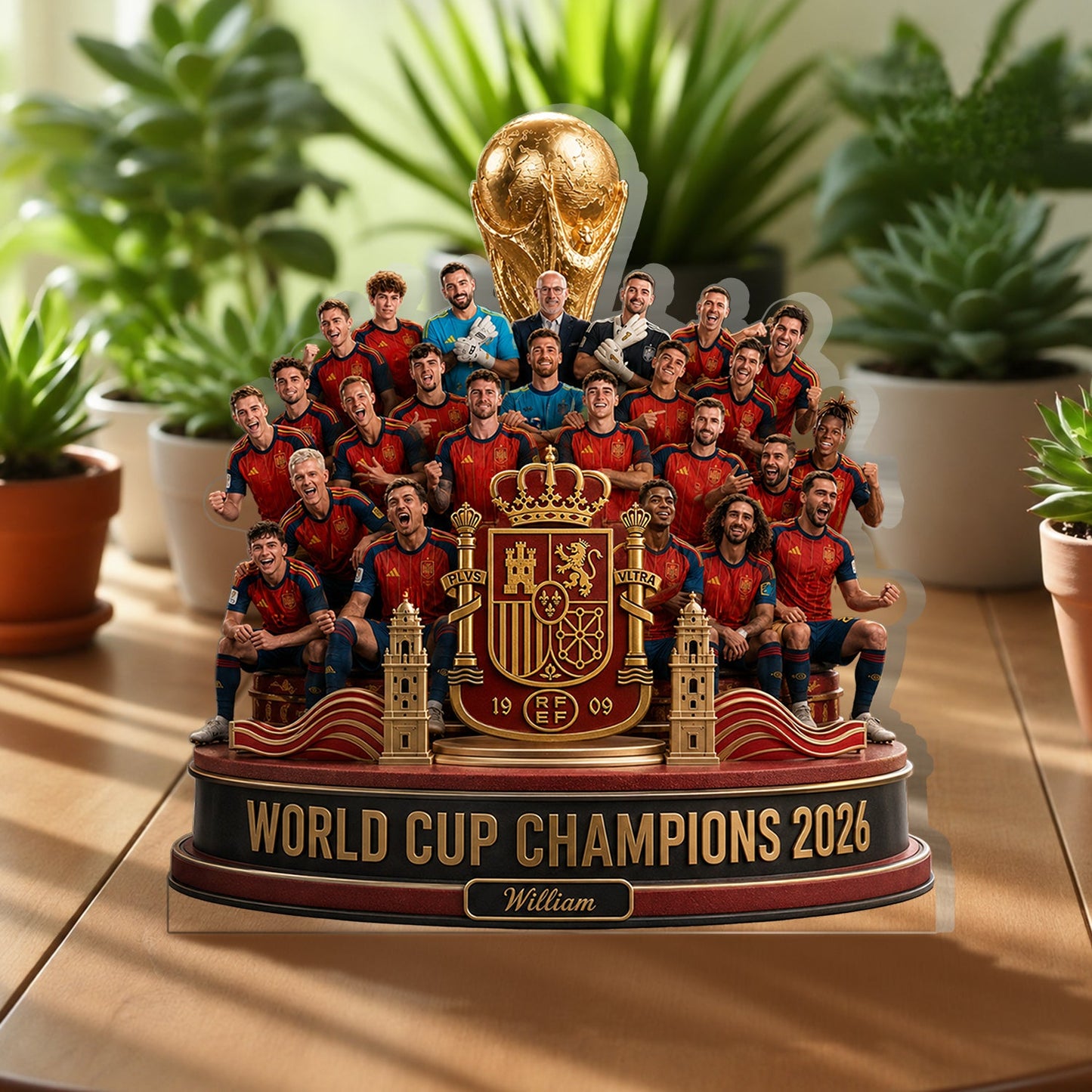World Cup Champion 2026 - Personalized Trending 2-Side Printed Acrylic Plaque