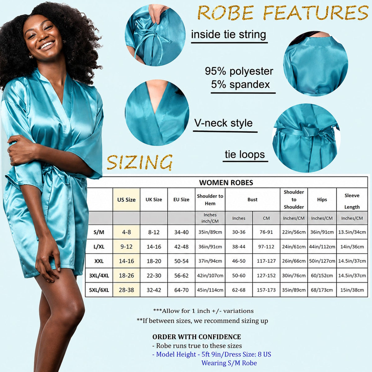 Holly Dolly Christmas - Personalized Trending Satin Robe