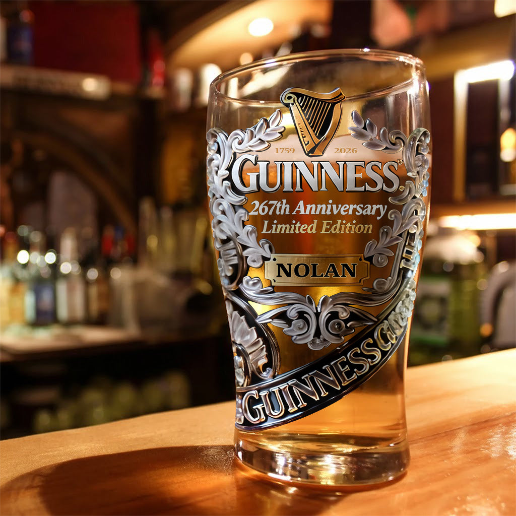 Irish Beer Brand - Personalized Light Beer Lover Beer Pint