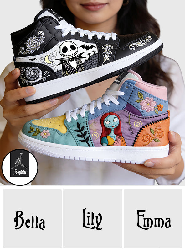 Matching Nightmare Shoes - Personalized Nightmare Air Jordan Hightop