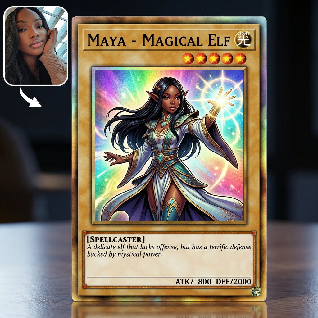 Custom Magic Card - Personalized Monster Card Wallet Insert Card