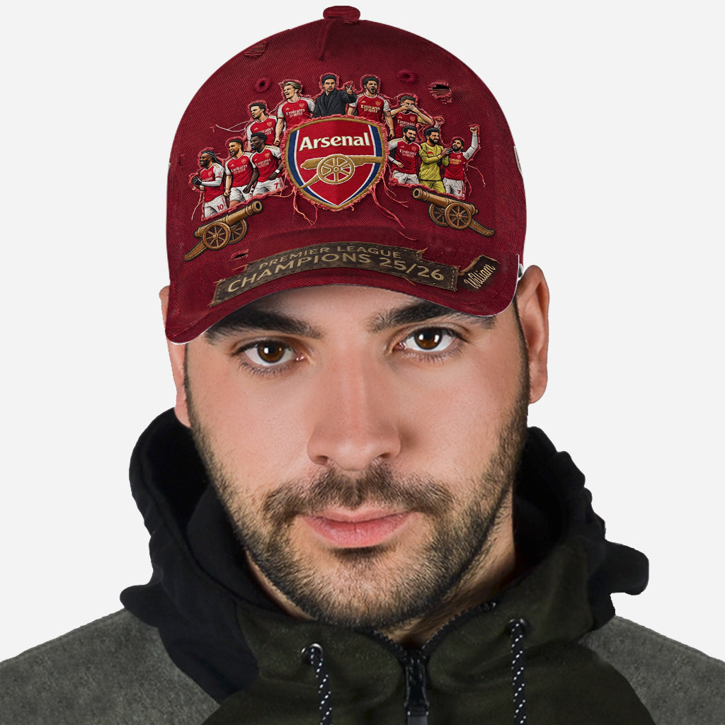 Premier League Champions 25/26 - Personalized Soccer Classic Cap
