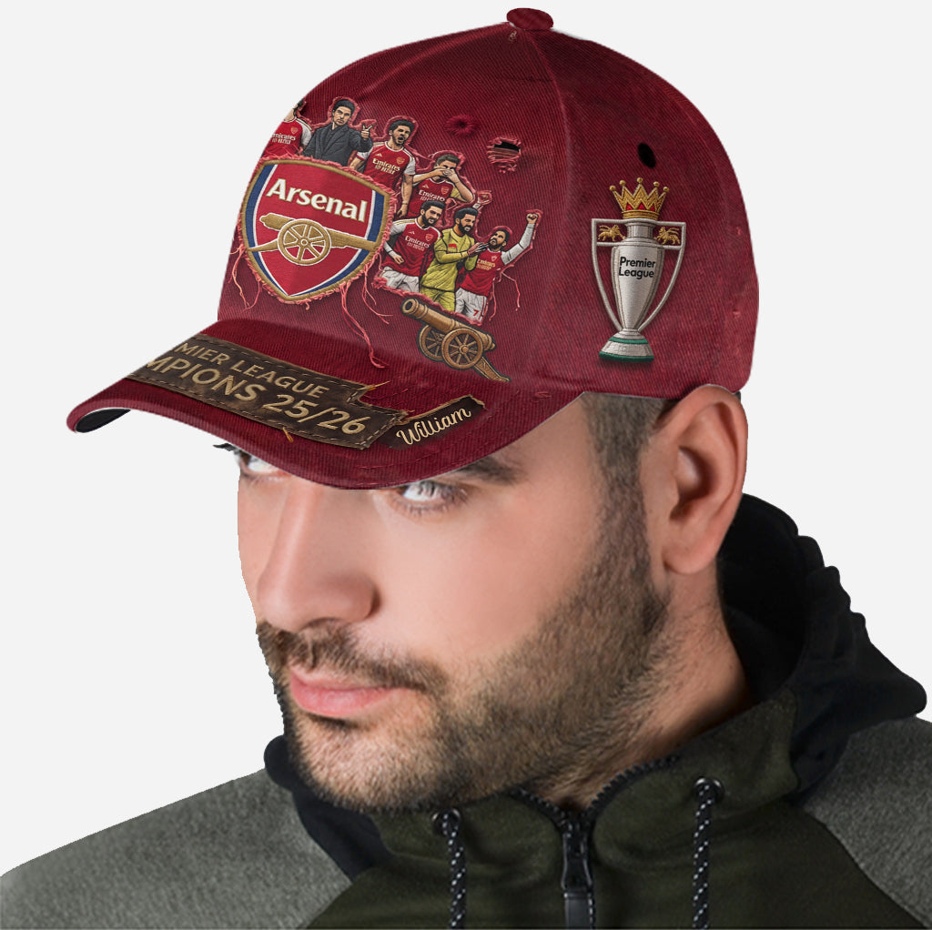 Premier League Champions 25/26 - Personalized Soccer Classic Cap