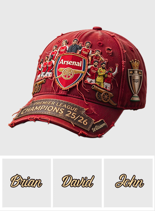 Premier League Champions 25/26 - Personalized Soccer Classic Cap
