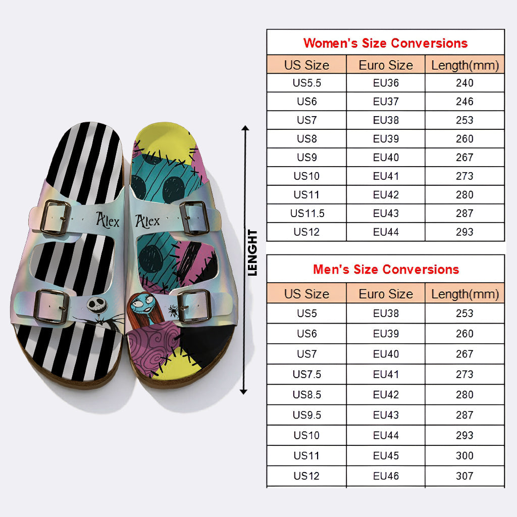 The Christmas's Nightmare - Personalized Nightmare Sandal Birken