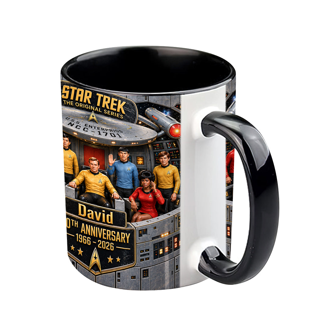 Merry Christmas - Personalized Star Fleet Accent Mug