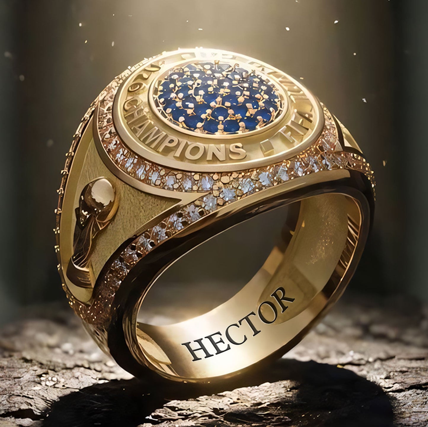 Champions 2026 - Personalized Trending Signet Ring