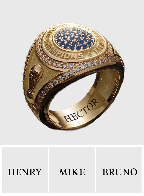 Champions 2026 - Personalized Trending Signet Ring
