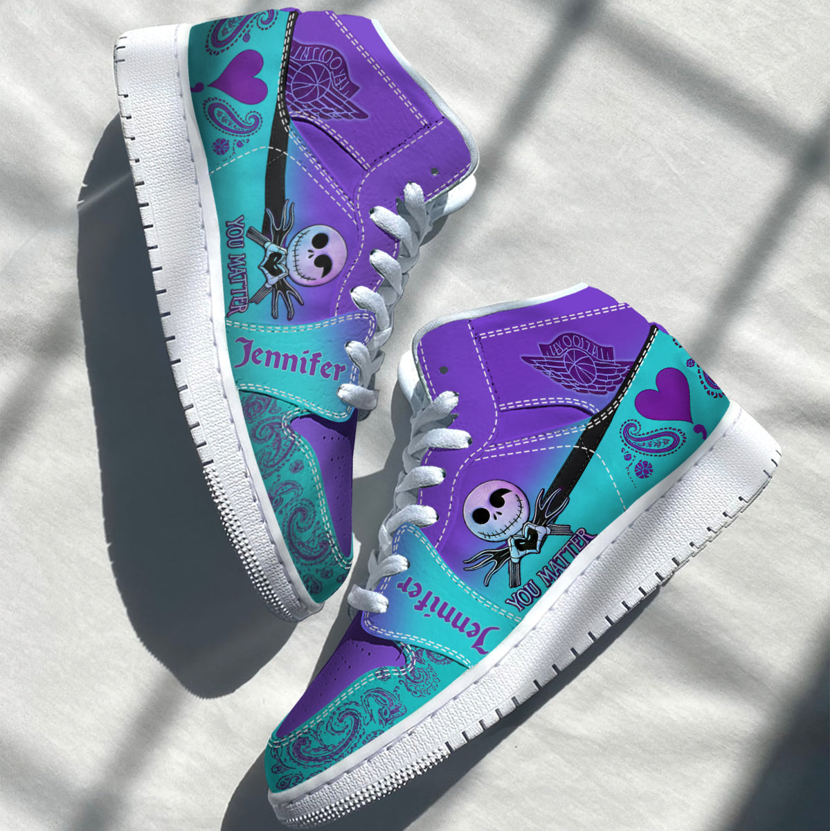 You Matter - Personalized Suicide Prevention Air Jordan Hightop