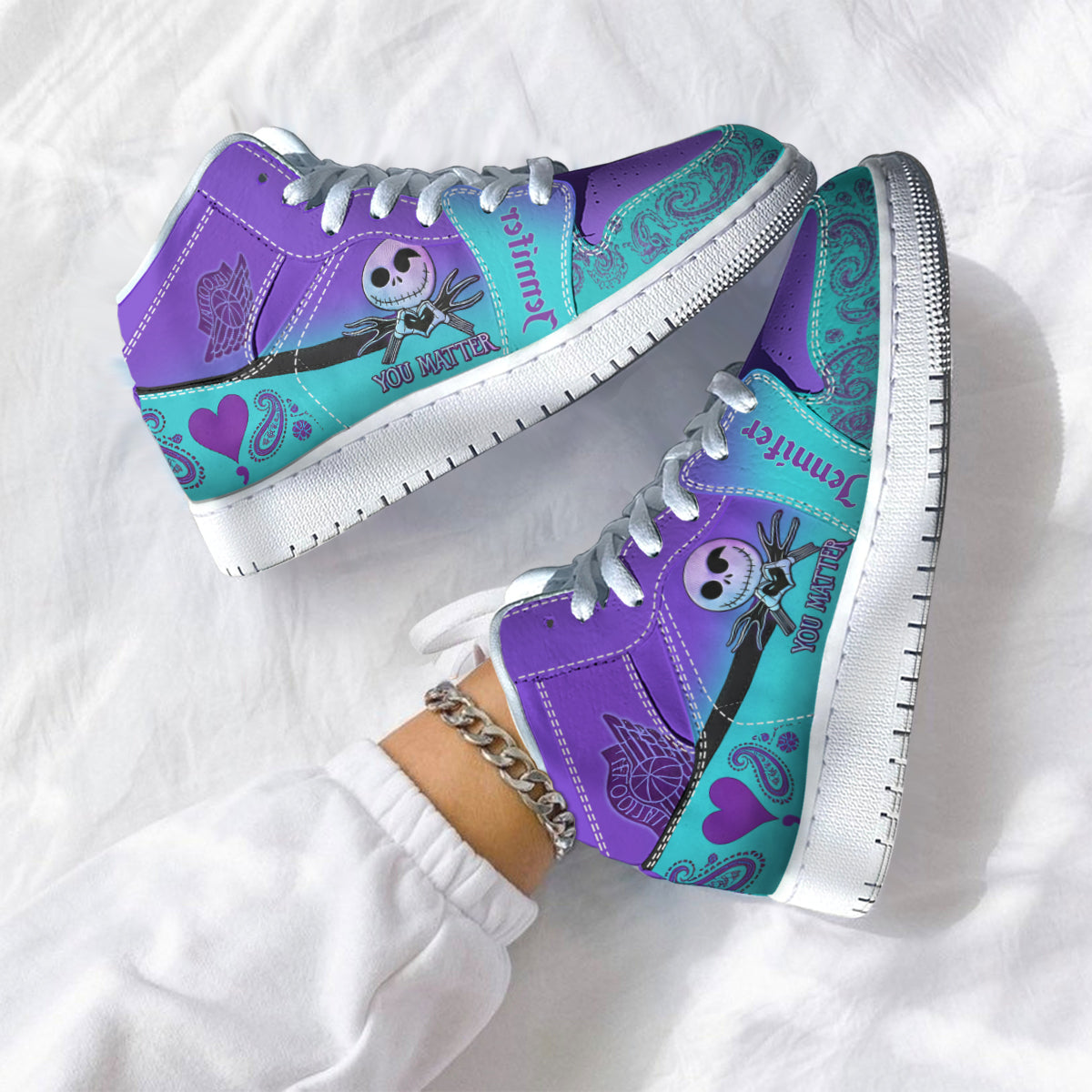 You Matter - Personalized Suicide Prevention Air Jordan Hightop