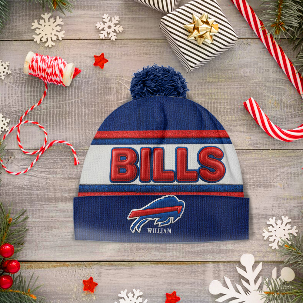 Buffalo Footbal Team - Personalized American Football Beanie Hat
