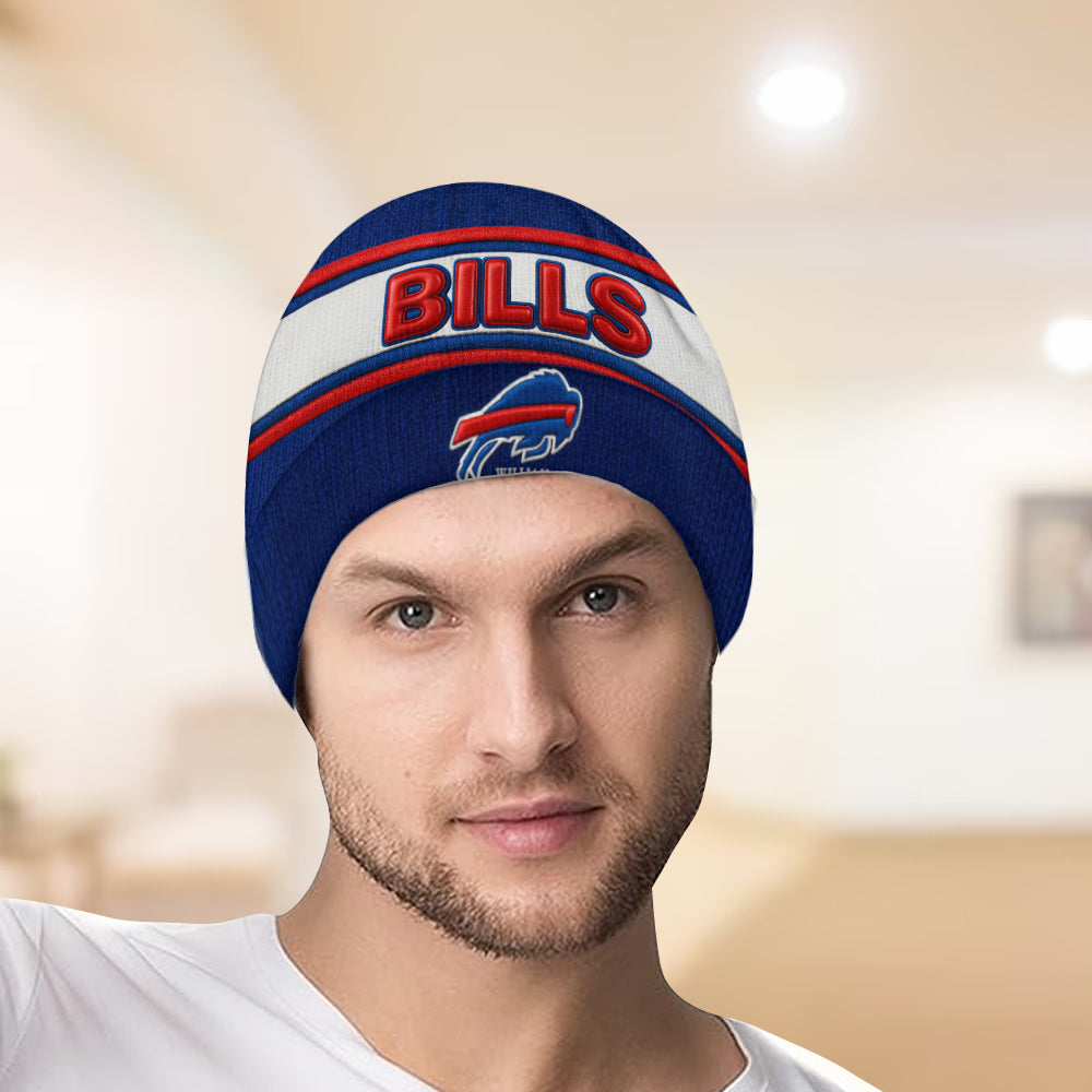 Buffalo Footbal Team - Personalized American Football Beanie Hat