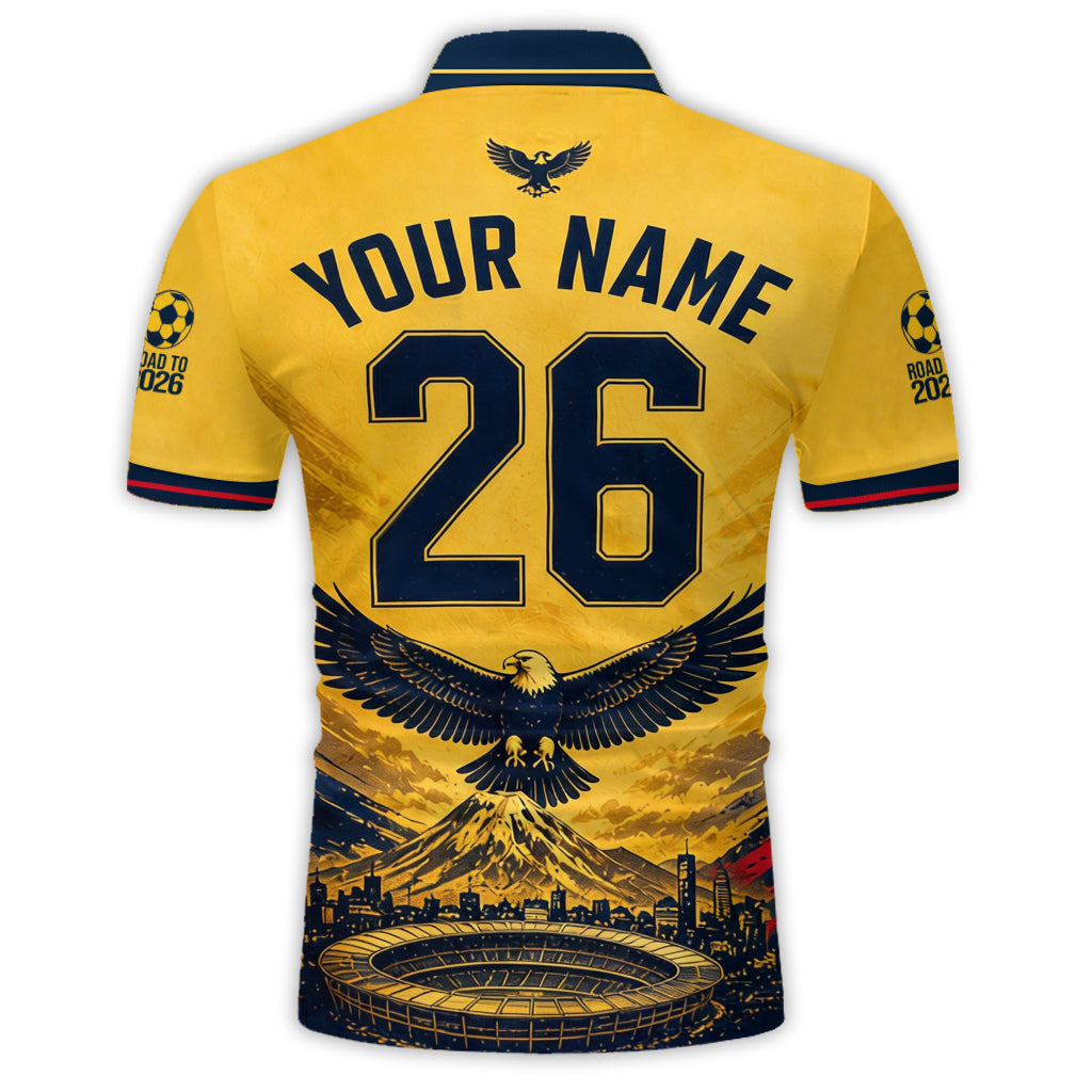 World Cup 2026, Ecuador - Personalized Soccer Polo Shirt