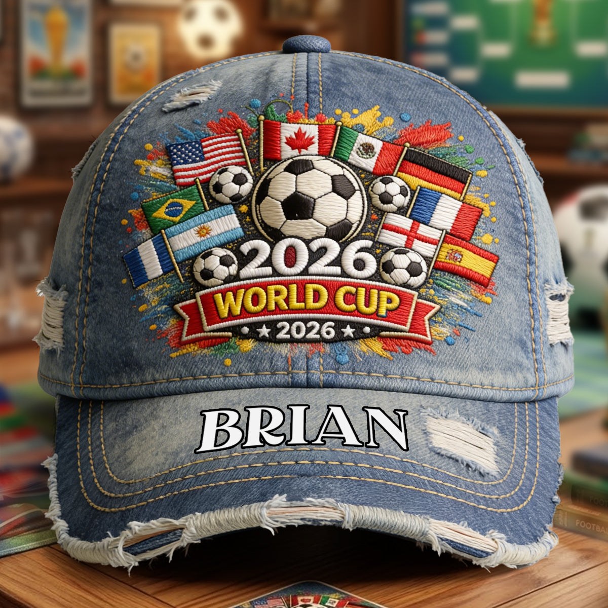 Love Soccer - Personalized Soccer Classic Cap