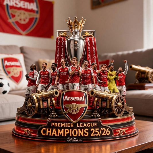 Premier League Champions 25/26 - Personalized Soccer Custom Shaped Acrylic Plaque