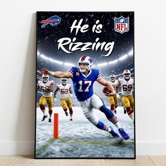 He is Rizzing - Personalized Canvas And Poster