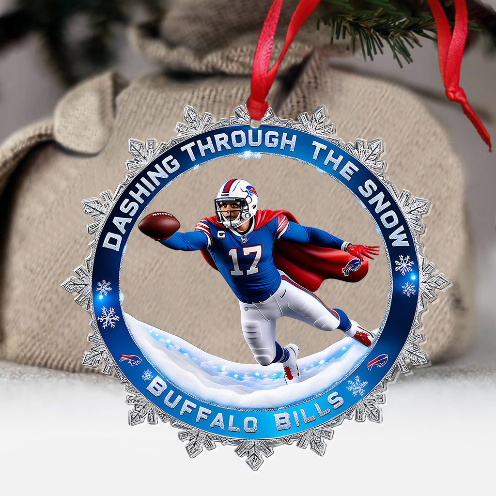 Dashing Through The Snow - Transparent Ornament