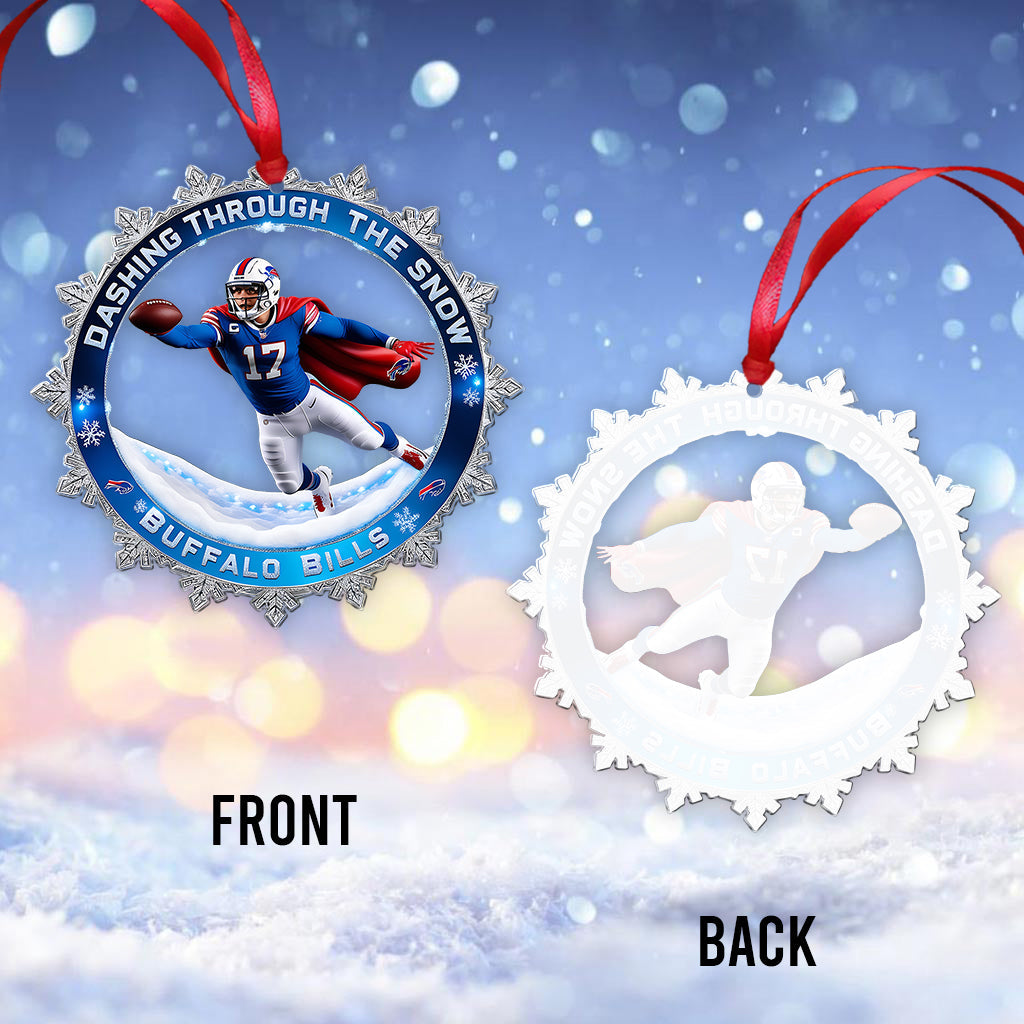 Dashing Through The Snow - Transparent Ornament