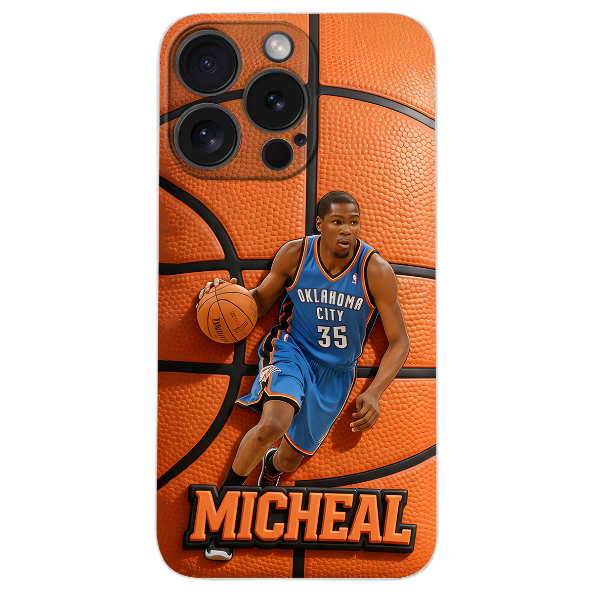 Love Basketball - Personalized Sport Leather Phone Case