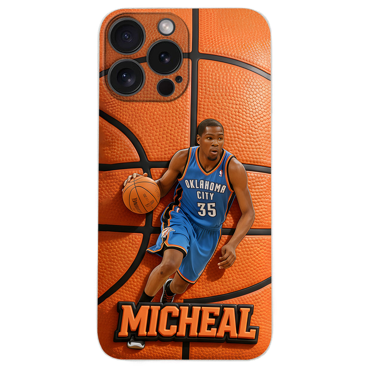 Love Basketball - Personalized Sport Leather Phone Case