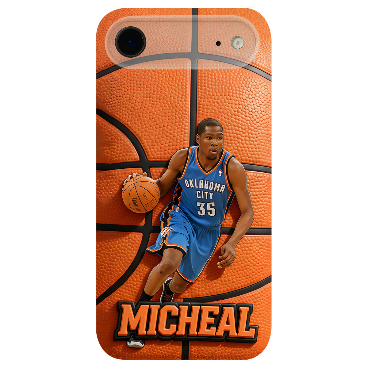 Love Basketball - Personalized Sport Leather Phone Case
