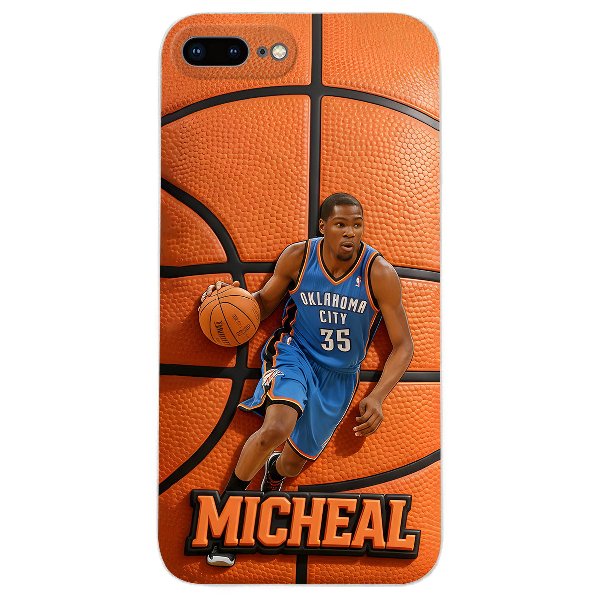 Love Basketball - Personalized Sport Leather Phone Case